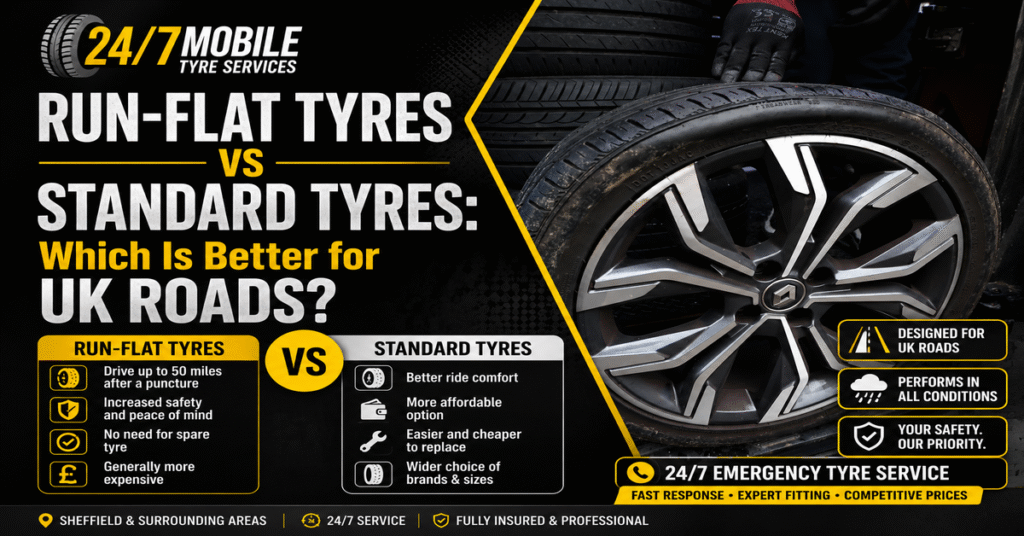 Run-Flat Tyres vs Standard Tyres: Which Is Better for UK Roads?